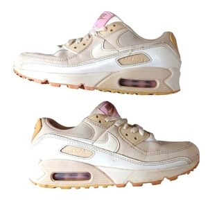 Nike Tan And White Air max 90 Women's Sneakers Size 7